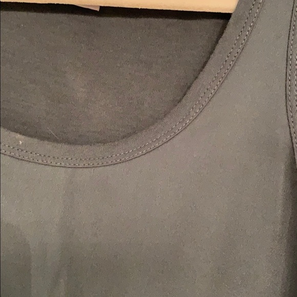 Satin Front, T Shirt Back Tank - Picture 2 of 3